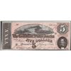 Image 1 : 1864 $5 Confederate States of America Note