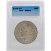Image 1 : 1878-CC $1 Morgan Silver Dollar Coin ICG MS64