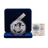 Image 2 : 1988 Rarities Mint Walt Disney Pinocchio 5 oz .999 Silver Coin w/Box & COA