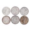 Image 1 : Lot of (6) 1921 $1 Morgan Silver Dollar Coins