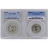 Image 1 : Lot of 1942-D & 1943-D Washington Quarter Coins PCGS MS64