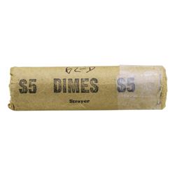 Roll of (50) 1962-D Brilliant Uncirculated Roosevelt Dimes