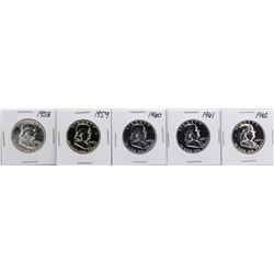 Lot of 1958-1962 Franklin Half Dollar Proof Coins