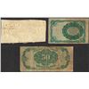 Image 2 : Lot of (3) Misc. Fractional Currency Notes
