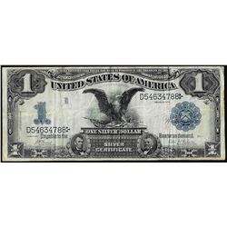 1899 $1 Black Eagle Silver Certificate Note