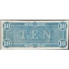 Image 2 : 1864 $10 Confederate States of America Note
