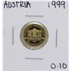 Image 1 : 1999 Austria Philharmonic 200 Schilling 1/10 oz. Gold Coin