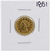 Image 1 : 1851 $2 1/2 Liberty Head Quarter Eagle Gold Coin