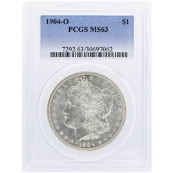 1904-O $1 Morgan Silver Dollar Coin PCGS MS63