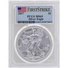 Image 1 : 2017 $1 American Silver Eagle Coin PCGS MS69 First Strike