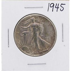 1945 Walking Liberty Half Dollar Coin