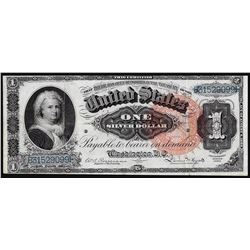 1886 $1 Martha Washington Silver Certificate Note
