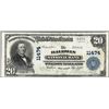Image 1 : 1902 PB $20 National Currency Note Baldwin, NY CH# 11474