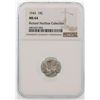 Image 1 : 1943 Mercury Dime Coin NGC MS64