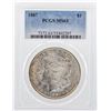Image 1 : 1887 $1 Morgan Silver Dollar Coin PCGS MS63