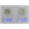 Image 2 : Lot of (2) 1949-D Washington Quarter Coins PCGS MS65