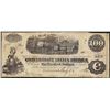 Image 1 : 1862 $100 Confederate States of America Note