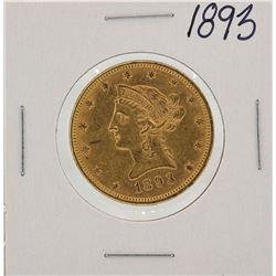 1893 $10 Liberty Head Eagle Gold Coin