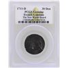 Image 1 : 1711-D French Colonies 30 Deniers Coin PCGS Genuine