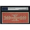 Image 2 : 1860's $10 Farmers Bank of Kentucky Obsolete Note PMG Gem Uncirculated 65EPQ