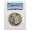 Image 1 : 1881-S $1 Morgan Silver Dollar Coin PCGS MS63