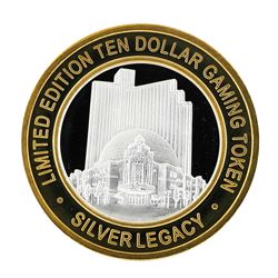 .999 Silver Silver Legacy Reno, Nevada $10 Casino Limited Edition Gaming Token
