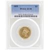 Image 1 : 1855 $3 Indian Princess Head Gold Coin PCGS AU50