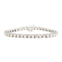 14KT White Gold 8.00 ctw Diamond Tennis Bracelet