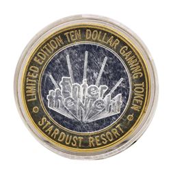 .999 Silver Stardust Resort Las Vegas, Nevada $10 Casino Limited Edition Gaming