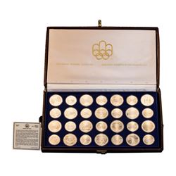 1976 (28) Coin Canada Olympic Montreal Uncirculated Sterling Silver Set