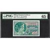 Image 1 : Series 692 $1 Military Payment Certificate Note PMG Gem Uncirculated 65EPQ