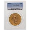 Image 1 : 1922 $20 St. Gaudens Double Eagle Gold Coin PCGS MS65