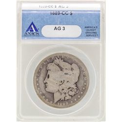 1889-CC $1 Morgan Silver Dollar Coin ANACS AG3