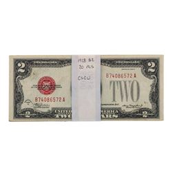 Lot of (20) 1928 $2 Legal Tender Notes