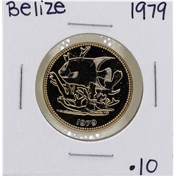 1979 Belize $100 1/10 oz. Gold Proof Coin