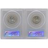 Image 2 : Lot of (2) 1942-D Washington Quarter Coins PCGS MS64