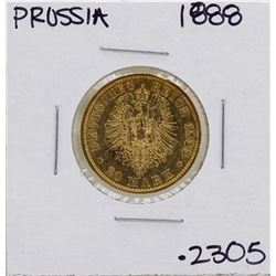 1888-A Germany-Prussia 20 Marks Gold Coin