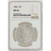 Image 1 : 1882 $1 Morgan Silver Dollar Coin NGC MS64