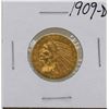 Image 1 : 1909-D $5 Indian Head Half Eagle Gold Coin