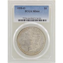 1898-O $1 Morgan Silver Dollar Coin PCGS MS64