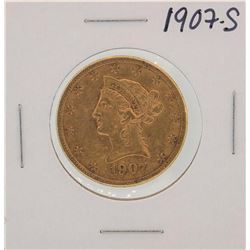 1907-S $10 Liberty Head Half Eagle Gold Coin