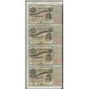 Image 1 : Uncut Sheet of (4) State of Louisiana Baby Bond Obsolete Notes