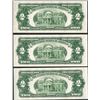 Image 2 : Lot of (3) 1953B $2 Legal Tender Notes