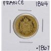 Image 2 : 1864 France Napoleon 20 Francs Gold Coin
