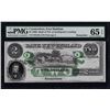 Image 1 : 1860's $2 Bank of New-England East Haddam, CT Obsolete Note PMG Gem Uncirculated