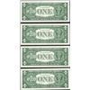 Image 2 : Lot of (4) Consecutive 1957B $1 Silver Certificate Notes