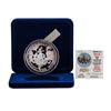 Image 2 : 1988 Rarities Mint Walt Disney 60 Years Mickey & Walt 5oz .999 Silver Coin w/Box