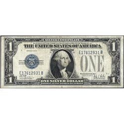 1928B $1 Funnyback Silver Certificate Note