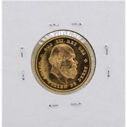 1876 Netherlands Koning William De Derde 10 Gulden Gold Coin