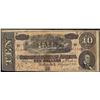 Image 1 : 1864 $10 Confederate States of America Note